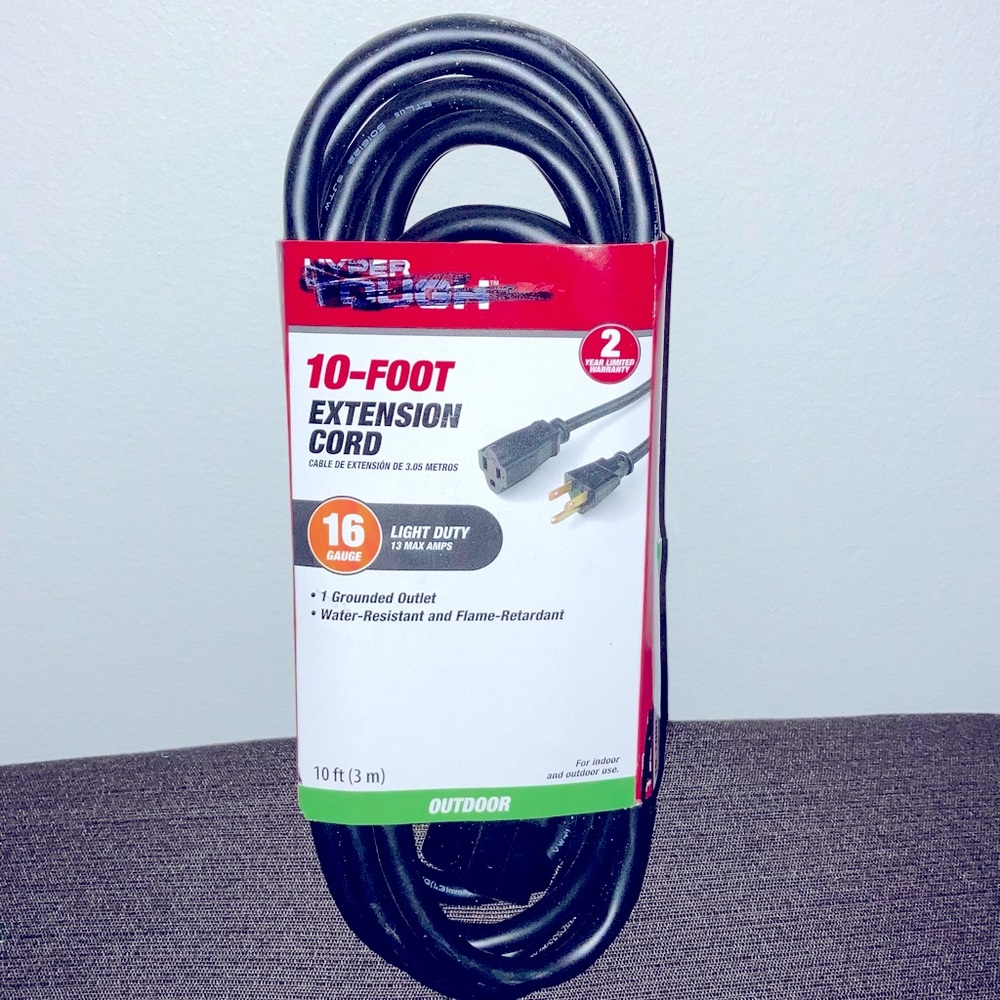 10 foot extension cord